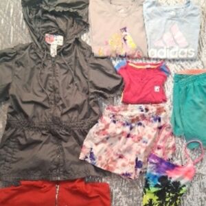 Black Hooded Windbreaker Jacket